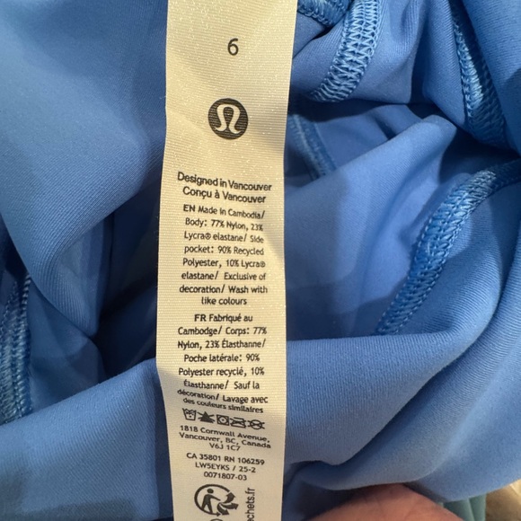 NWT Lululemon Wunder Train High-Rise Tight 25” Size 6 - Picture 8 of 8